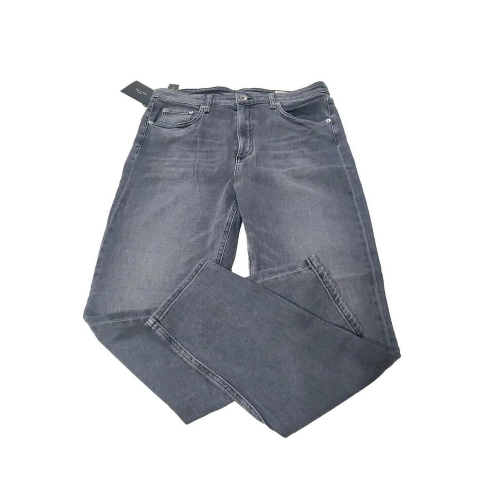 Sz 32 NWT Rag And Bone Nina Gray Sand River High Rise Skinny Ankle Jeans Womens